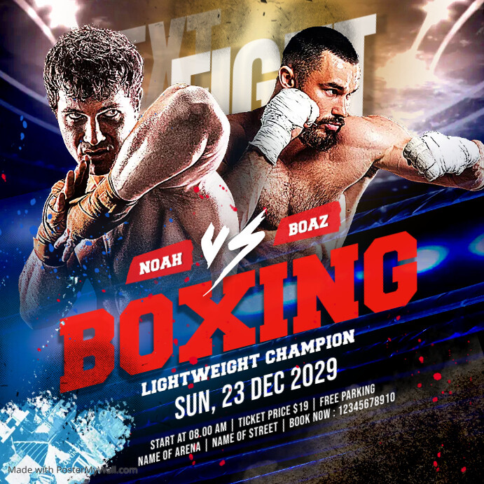 Kick Boxing Sport Templates