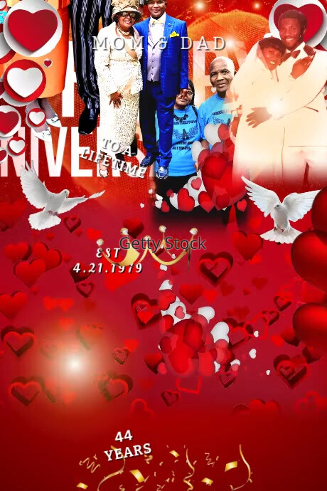 Mom and Dad Anniversary 2023 | PosterMyWall