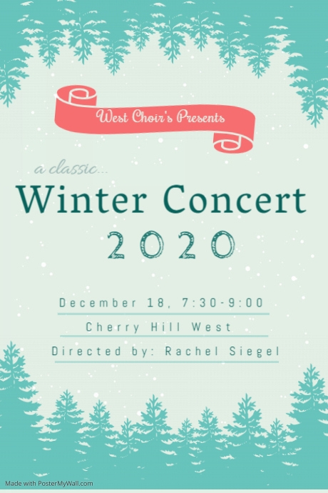 Copy of Copy of Green Winter Festival Poster Template | PosterMyWall