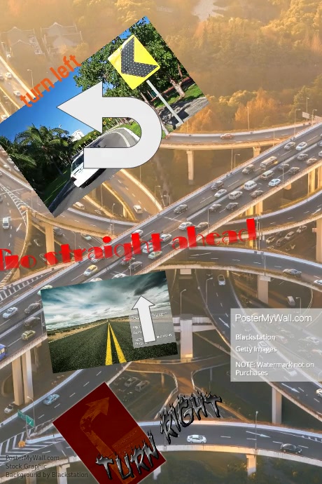 Copy of Garage Sale: Turn here sign