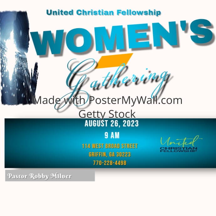 Copy of Women's Day Church Program Poster Template | PosterMyWall