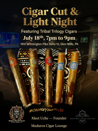 Tribal Trilogy Cigars Cut & Light Event