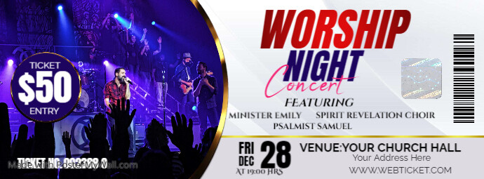Worship Night Ticket
