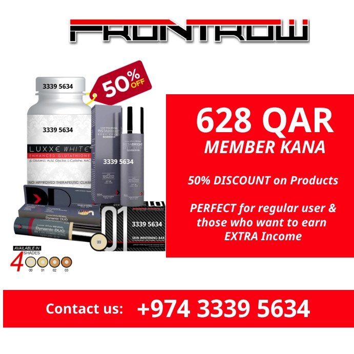 luxxe white enhanced glutathione price in qatar Frontrow Store Doha Luxxe White Ultima Glutathione +