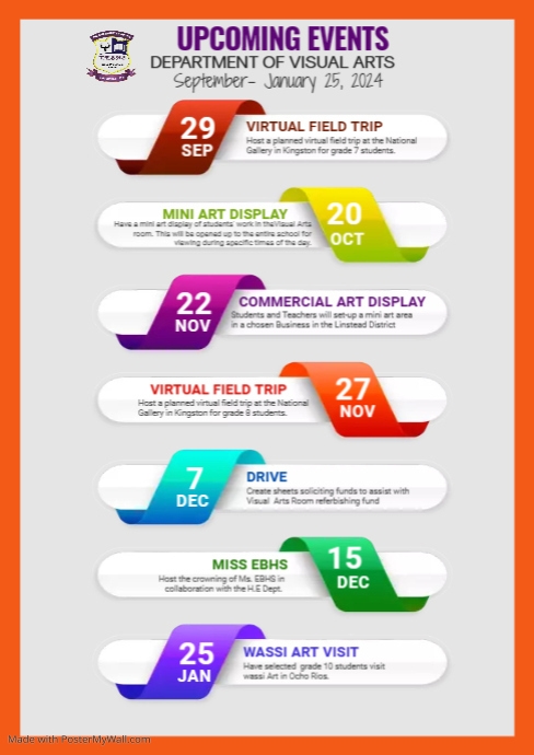 Event Schedule Template | PosterMyWall