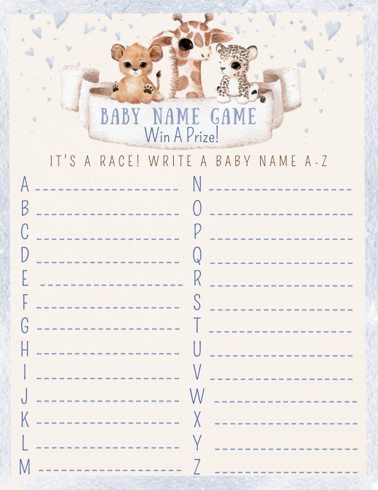 Modele Jeu De Douche De Bebe Aquarelle Animaux De La Jungle Postermywall Modele Jeu De Douche De Bebe Aquarelle Animaux De La Jungle Postermywall