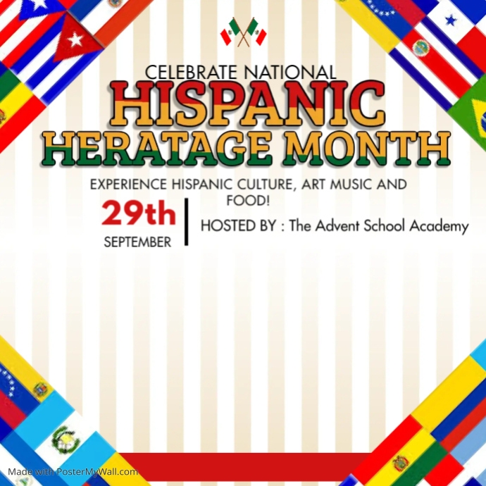 Copy of Hispanic Heritage Month Instagram Post | PosterMyWall