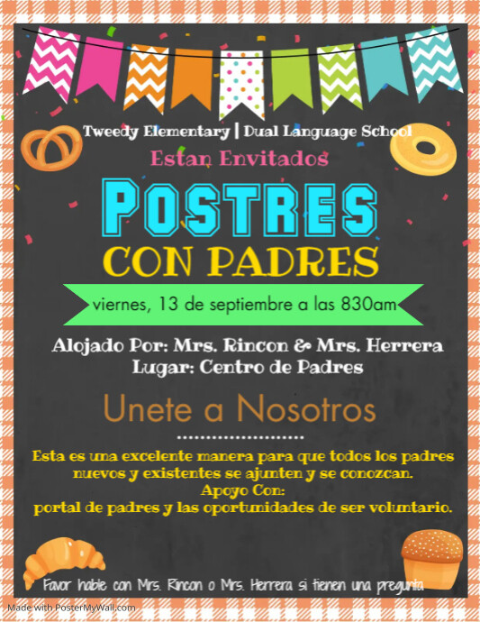 Pastries With Parents Flyer (1) PosterMyWall