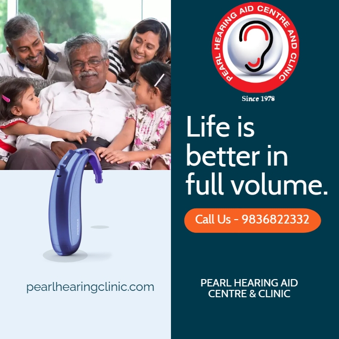 hearing aids advertising template design | PosterMyWall