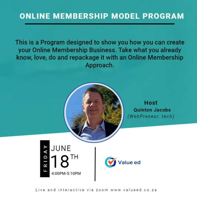 online membership model program | PosterMyWall