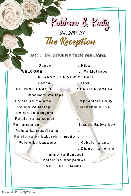 Copy of PROGRAM | PosterMyWall