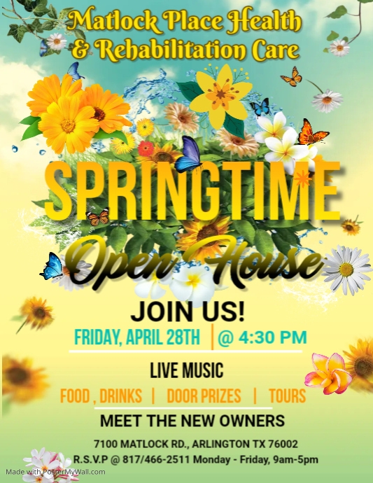 Spring Open House Flyer | PosterMyWall
