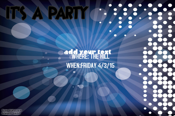 A New Poster template