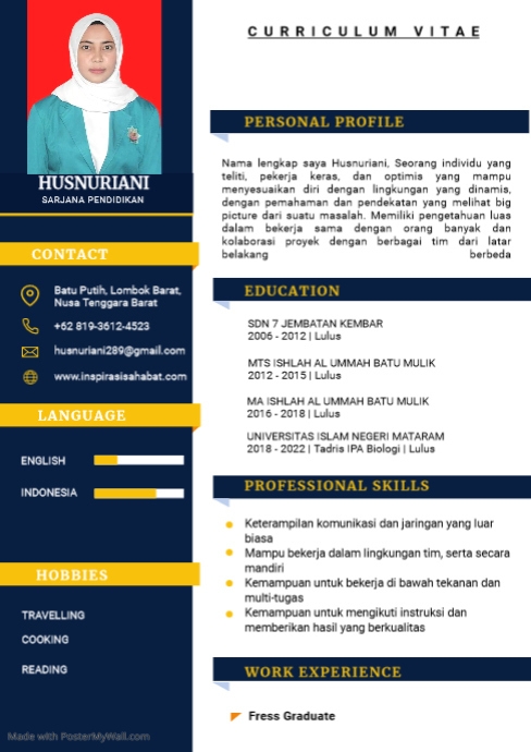 SIMPLE MODERN RESUME TEMPLATE DESIGN - 37766d5fdf71f7201acba9a065c77cc7 Screen 