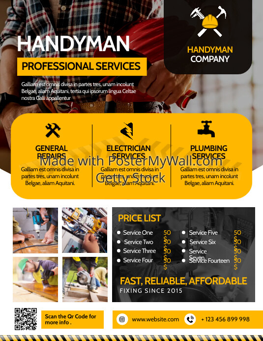 handyman flyer advertising