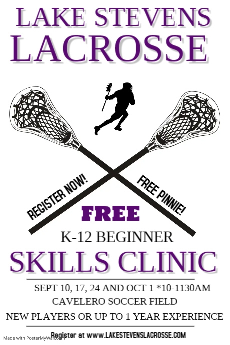 Lacrosse Camp Template | PosterMyWall