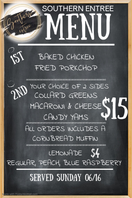 Set Menu Template (1) | PosterMyWall