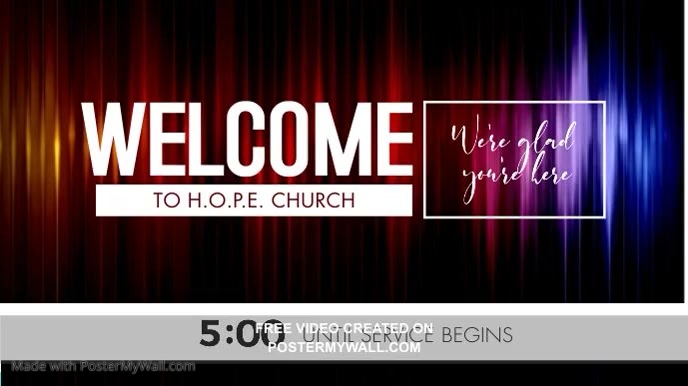 Copy of WELCOME TIMER | PosterMyWall