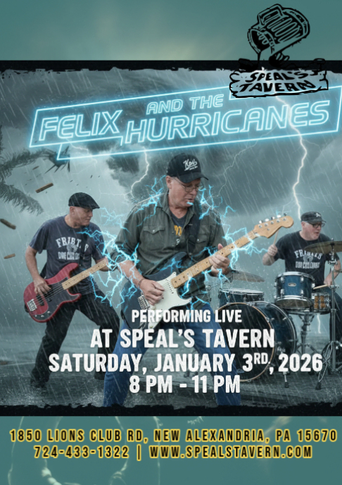 Felix and the Hurricanes LIVE at Speal's Tavern