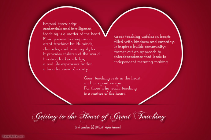 Copy of Getting to the Heart of Great Teaching | PosterMyWall