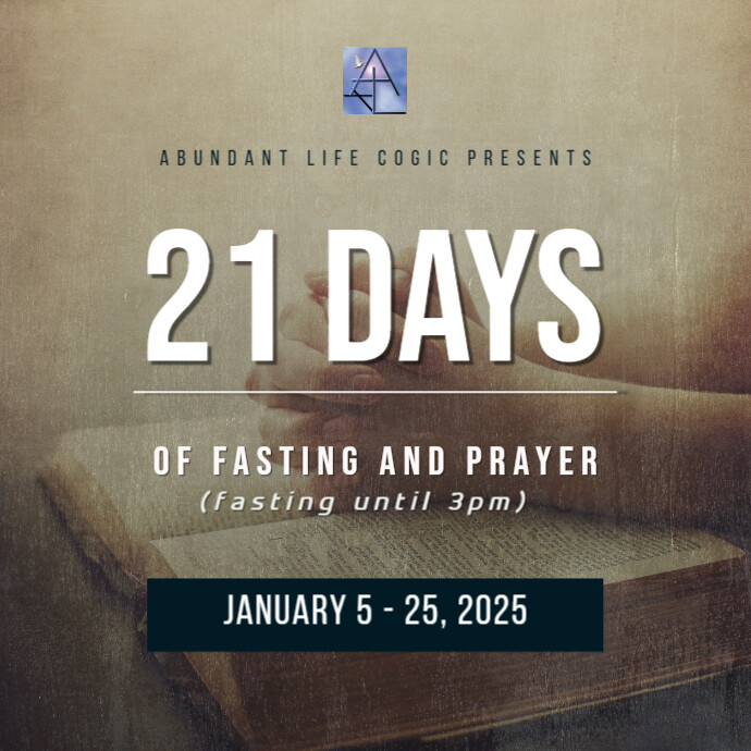 prayer flyer Square (1:1) template