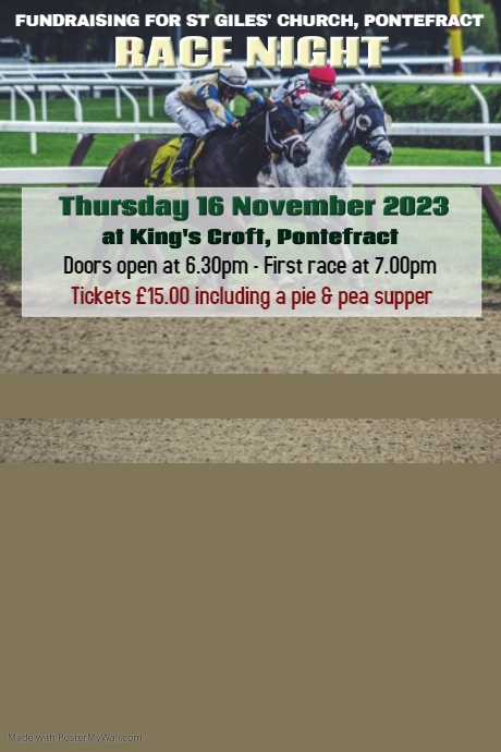 Race Night Poster | PosterMyWall