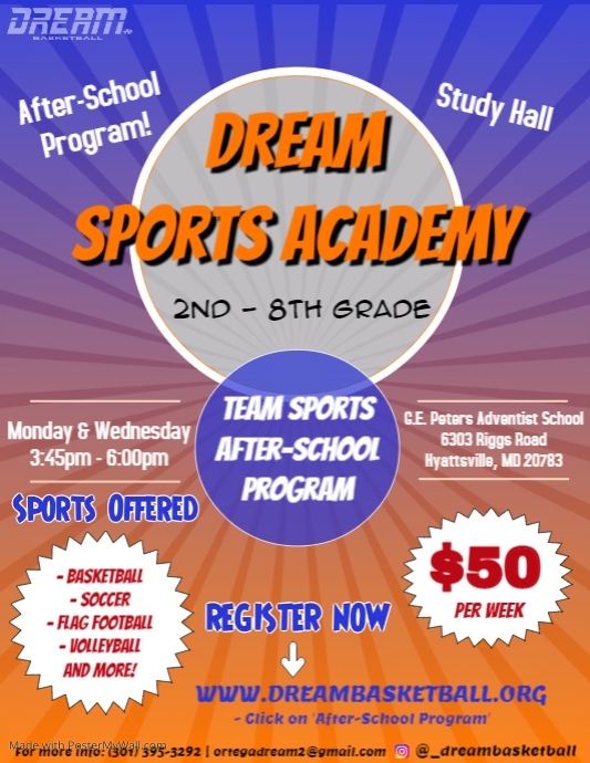 DBA Summer Program | PosterMyWall