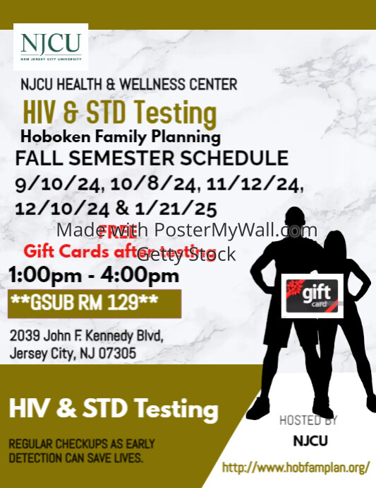 STD&HIV TESTING Flyer (US Letter) template