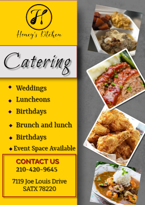 Catering services poster | PosterMyWall