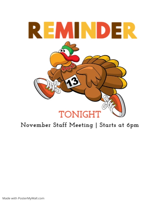 Turkey Trot Template PosterMyWall