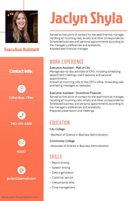 Modern Professional CV Resume Template
