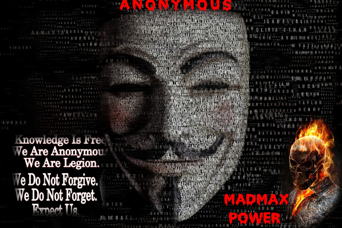 ANONYMOUS Template | PosterMyWall