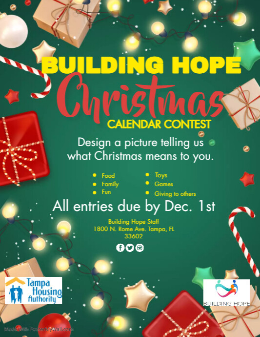 Christmas, Contest | PosterMyWall