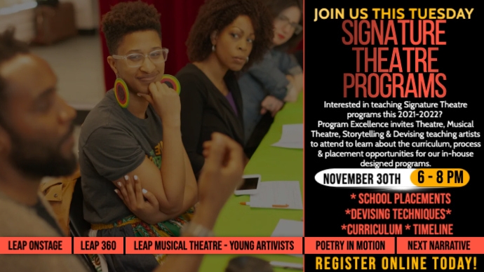 Copy of Signature Programs Theater PLC flyer | PosterMyWall