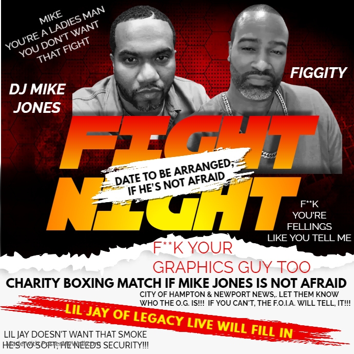 Copy of fight night | PosterMyWall
