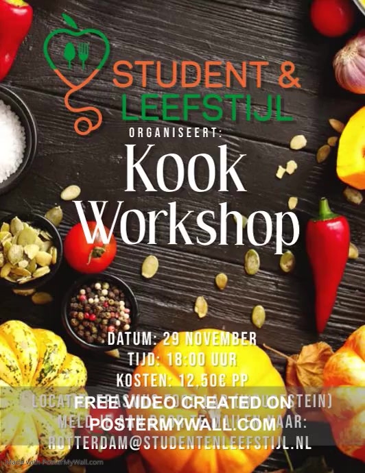 Kopie van Cooking class | PosterMyWall