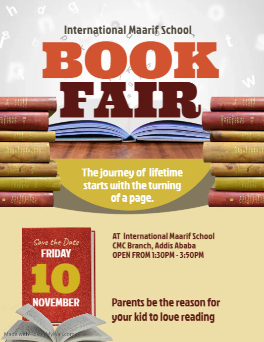 Book Fair Flyer Template | PosterMyWall