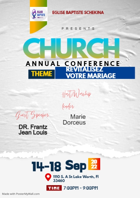 church conference | PosterMyWall
