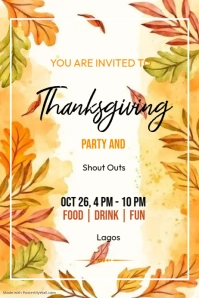 Thanksgiving Party And Shout Outs