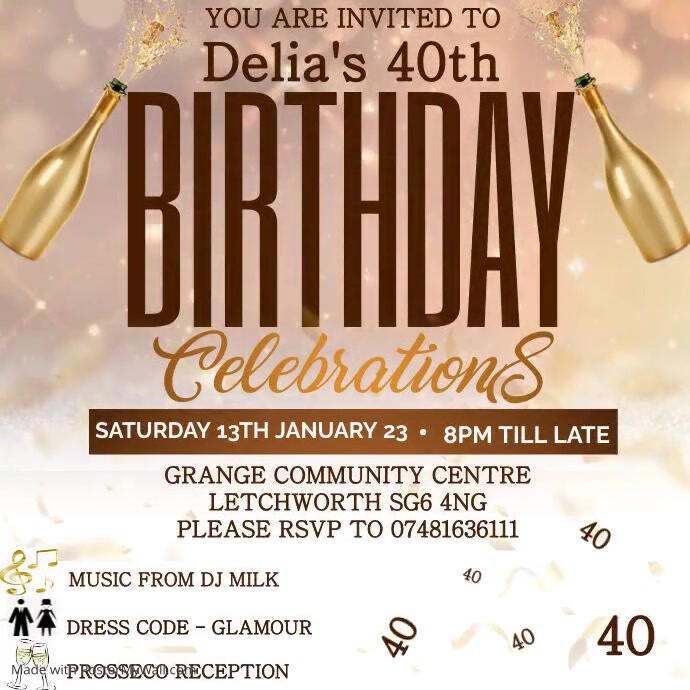 birthday celebration Instagram Post template