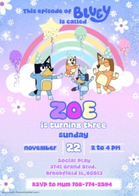 Zoe's turning 3!