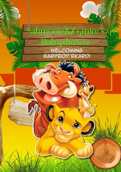 Lion king birthday template | PosterMyWall