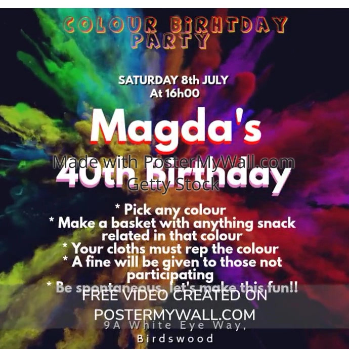 LGBTQIA+ Pride Party Festival Event Rainbow | PosterMyWall