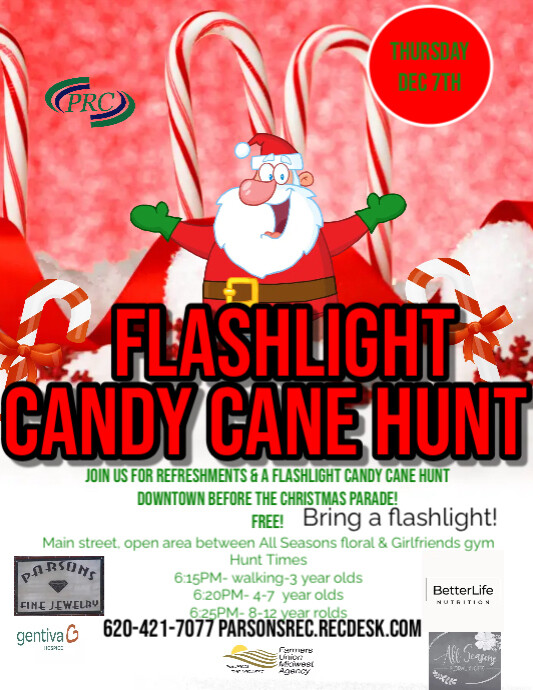 Copy of Candy Cane Exchange template PosterMyWall