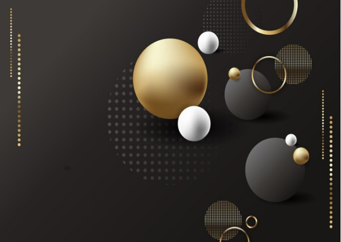 3d abstract background Postkarte template