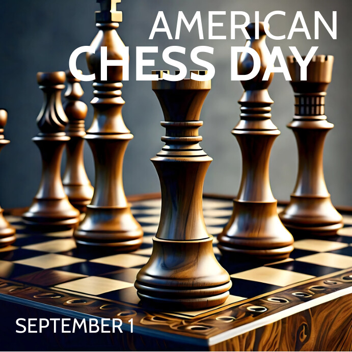 Plantilla de 3d American Chess Day Instagram Post | PosterMyWall
