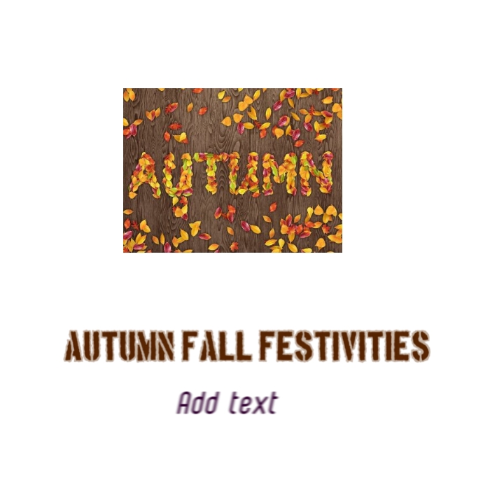 Fall Incentive Poster Copy of 3d Autumn fall festival sale offer poster. | PosterMyWall