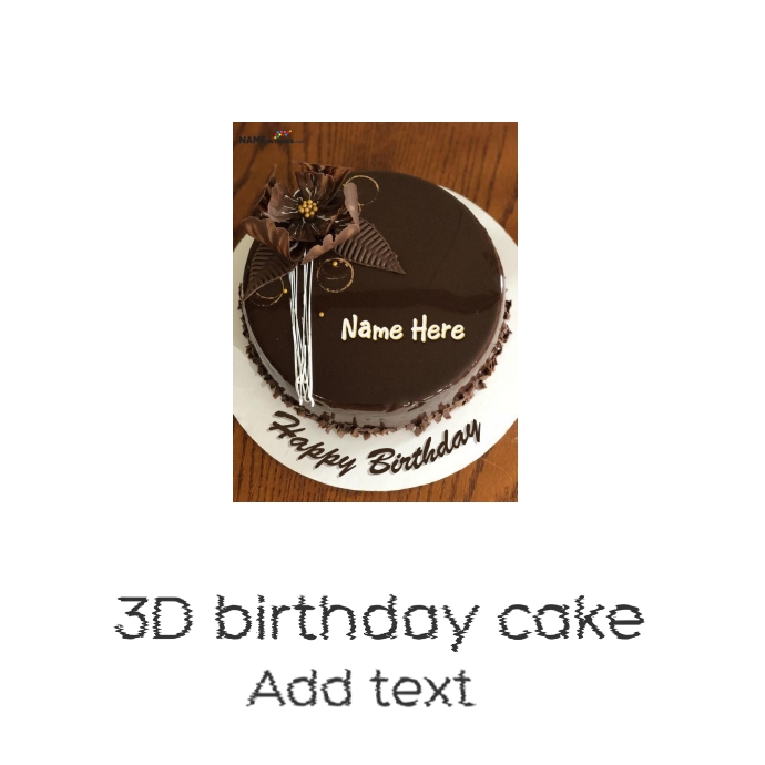 3D Birthday Cake Logo Design Template PosterMyWall 3d-birthday-cake-logo-design-template-postermywall