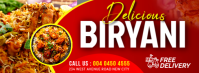 3d Biryani Fast Food Restaurant Door Hang Advertisement Banner Poster Printable Template Deisgn Face Facebook-coverfoto