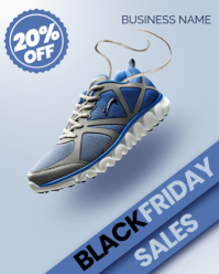 3d Black Friday Sales Instagram Portrait template